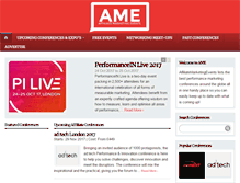 Tablet Screenshot of affiliatemarketingevents.com